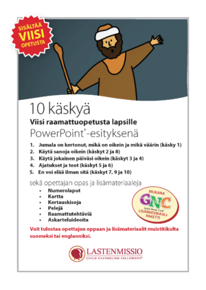 10 käskyä + lisämateriaalipaketti