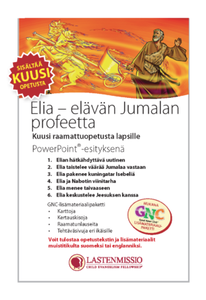 Elia, elävän Jumalan profeetta + lisämateriaalipaketti